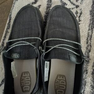 Hey Dude Men's Charcoal Loafers